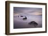 Rocks and Sea Stacks at Dawn, Bandon Beach, Oregon, United States of America, North America-James-Framed Photographic Print