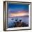 Rocks and Sea Stacks at Nugget Point Otago New Zealand, Sunrise-Travellinglight-Framed Photographic Print