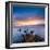 Rocks and Sea Stacks at Nugget Point Otago New Zealand, Sunrise-Travellinglight-Framed Photographic Print