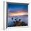 Rocks and Sea Stacks at Nugget Point Otago New Zealand, Sunrise-Travellinglight-Framed Photographic Print