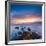 Rocks and Sea Stacks at Nugget Point Otago New Zealand, Sunrise-Travellinglight-Framed Photographic Print