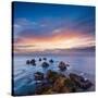 Rocks and Sea Stacks at Nugget Point Otago New Zealand, Sunrise-Travellinglight-Stretched Canvas