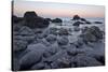 Rocks and Sea Stacks in the Surf at Dawn, Ecola State Park, Oregon, Usa-James Hager-Stretched Canvas