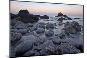 Rocks and Sea Stacks in the Surf at Dawn, Ecola State Park, Oregon, Usa-James Hager-Mounted Photographic Print