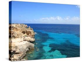 Rocks and Sea, Trapani, Favignana Island, Sicily, Italy, Mediterranean, Europe-Vincenzo Lombardo-Stretched Canvas