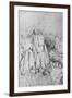'Rocks and Stream', c1480 (1945)-Leonardo Da Vinci-Framed Giclee Print