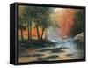 Rocks and Stream-YC Chiu-Framed Stretched Canvas