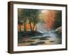 Rocks and Stream-YC Chiu-Framed Art Print