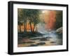 Rocks and Stream-YC Chiu-Framed Art Print