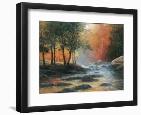 Rocks and Stream-YC Chiu-Framed Art Print