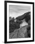 Rocks and surf. Wallis Sands State Park, Rye, New Hampshire.-Jerry & Marcy Monkman-Framed Photographic Print