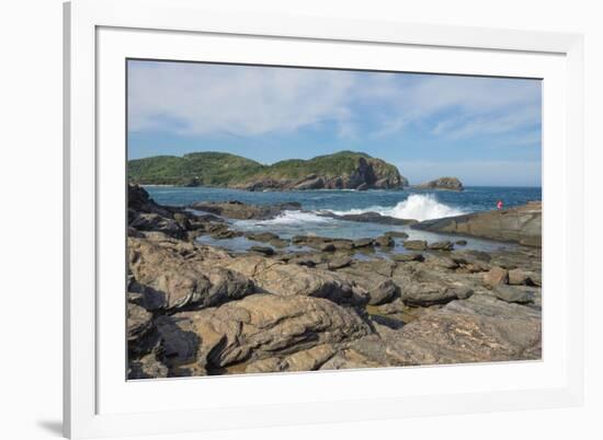 Rocks and Waves at Ponta Da Lagoinha, Buzios, Rio De Janeiro State, Brazil, South America-Gabrielle and Michel Therin-Weise-Framed Photographic Print