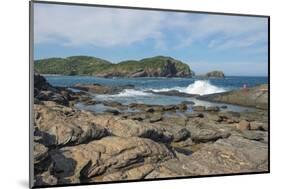 Rocks and Waves at Ponta Da Lagoinha, Buzios, Rio De Janeiro State, Brazil, South America-Gabrielle and Michel Therin-Weise-Mounted Photographic Print