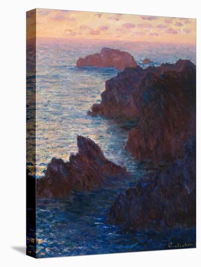 Rocks at Bell-Ile, Port-Domois, 1886-Claude Monet-Stretched Canvas