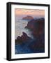 Rocks at Bell-Ile, Port-Domois, 1886-Claude Monet-Framed Giclee Print