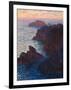 Rocks at Bell-Ile, Port-Domois, 1886-Claude Monet-Framed Giclee Print