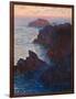 Rocks at Bell-Ile, Port-Domois, 1886-Claude Monet-Framed Giclee Print