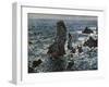 Rocks at Belle Isle-Claude Monet-Framed Giclee Print