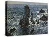 Rocks at Belle Isle-Claude Monet-Stretched Canvas