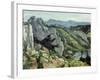 Rocks at L'Estaque, 1879-82-Paul Cézanne-Framed Giclee Print