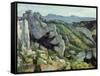 Rocks at L'Estaque, 1879-82-Paul Cézanne-Framed Stretched Canvas