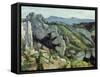 Rocks at L'Estaque, 1879-82-Paul Cézanne-Framed Stretched Canvas