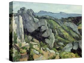 Rocks at L'Estaque, 1879-82-Paul Cézanne-Stretched Canvas