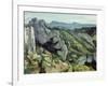 Rocks at L'Estaque, 1879-82-Paul Cézanne-Framed Giclee Print