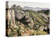 Rocks at L'Estaque-Paul Cézanne-Stretched Canvas