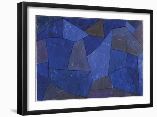 Rocks at Night (Felsen in der Nacht)-Paul Klee-Framed Premium Giclee Print