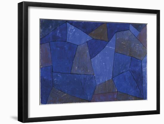 Rocks at Night (Felsen in der Nacht)-Paul Klee-Framed Premium Giclee Print