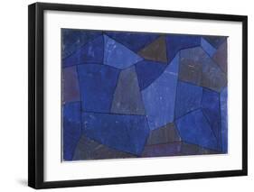 Rocks at Night (Felsen in der Nacht)-Paul Klee-Framed Premium Giclee Print