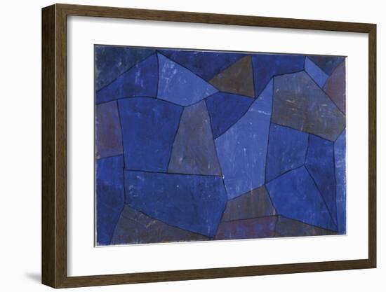 Rocks at Night (Felsen in der Nacht)-Paul Klee-Framed Premium Giclee Print