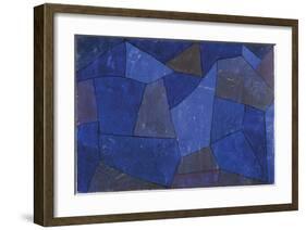 Rocks at Night (Felsen in der Nacht)-Paul Klee-Framed Premium Giclee Print