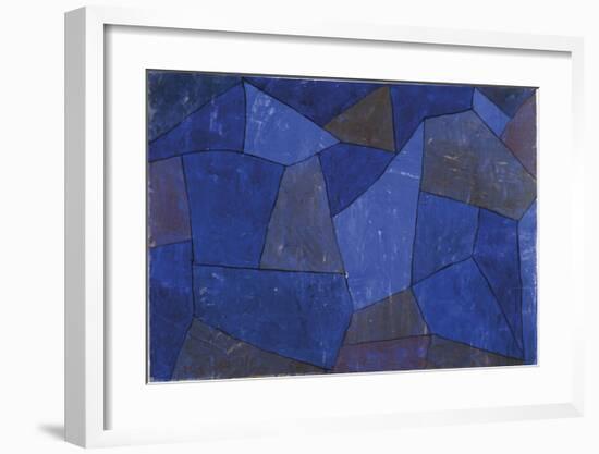 Rocks at Night (Felsen in der Nacht)-Paul Klee-Framed Premium Giclee Print