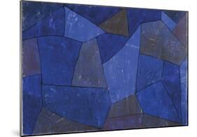 Rocks at Night (Felsen in der Nacht)-Paul Klee-Mounted Premium Giclee Print