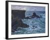 Rocks at Port Coton, the Lion Rock, 1886-Claude Monet-Framed Giclee Print