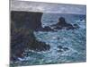 Rocks at Port Coton, the Lion Rock, 1886-Claude Monet-Mounted Giclee Print