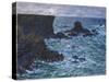 Rocks at Port Coton, the Lion Rock, 1886-Claude Monet-Stretched Canvas