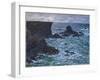 Rocks at Port Coton, the Lion Rock, 1886-Claude Monet-Framed Giclee Print