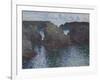 Rocks at Port-Goulphar, Belle-Île, 1886-Claude Monet-Framed Giclee Print