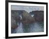 Rocks at Port-Goulphar, Belle-Île, 1886-Claude Monet-Framed Giclee Print