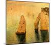 Rocks at Sea-Claude Monet-Mounted Giclee Print