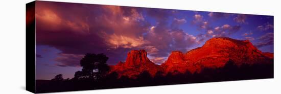 Rocks at Sunset Sedona AZ USA-null-Stretched Canvas