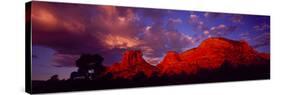 Rocks at Sunset Sedona AZ USA-null-Stretched Canvas