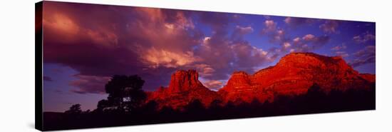 Rocks at Sunset Sedona AZ USA-null-Stretched Canvas