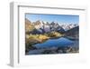 Rocks at the Fuorcla Surlej, Piz Roseg (3937M) and Piz Bernina (4048M) in the Background, Surlej-P. Kaczynski-Framed Photographic Print