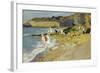 Rocks at the Lighthouse, Biarritz, 1906-Joaquin Sorolla y Bastida-Framed Giclee Print