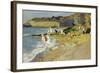 Rocks at the Lighthouse, Biarritz, 1906-Joaquin Sorolla y Bastida-Framed Giclee Print