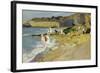 Rocks at the Lighthouse, Biarritz, 1906-Joaquin Sorolla y Bastida-Framed Giclee Print